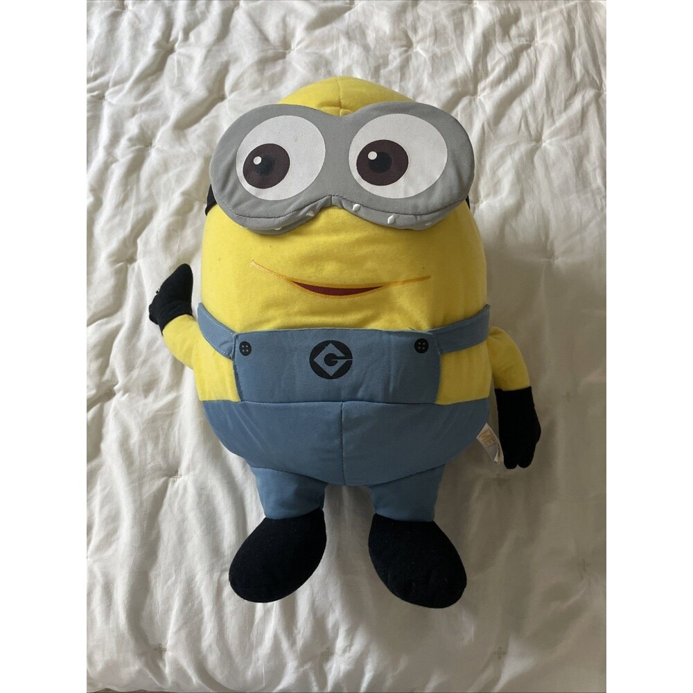 Despicable ME  12"  Plush DOLL Two Eyed MINION Dave By THE Toy Factory